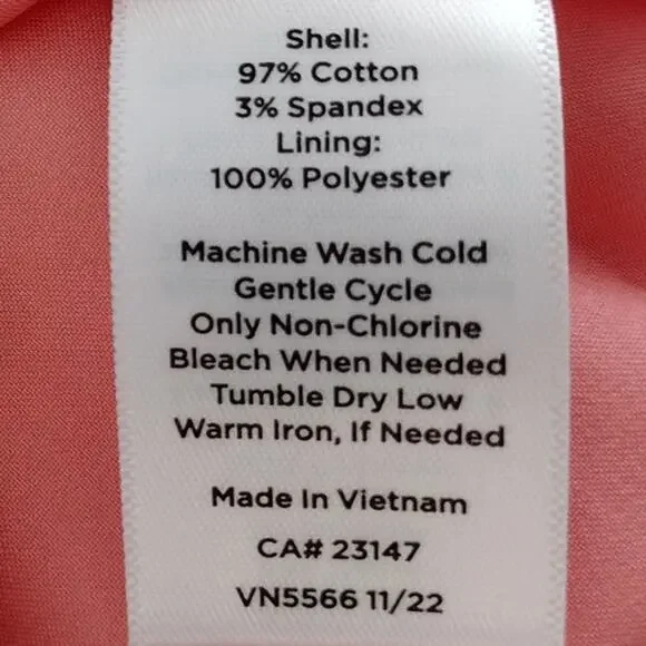 Talbots | GORGEOUS Colorful Canvas A-Line Skirt in Marvelous Floral - Picture 15 of 16